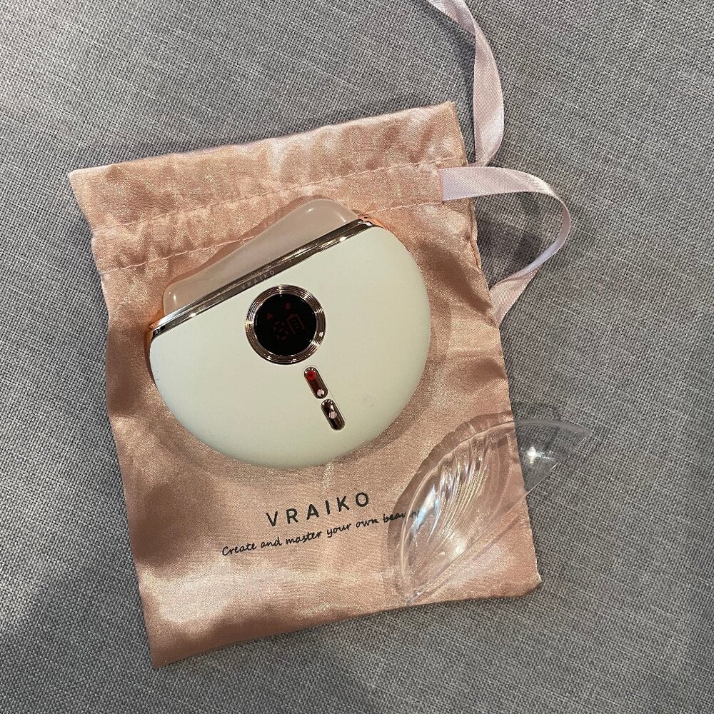 Vraiko LED Gua Sha Facial Tool Heat & Vibration Face Massager